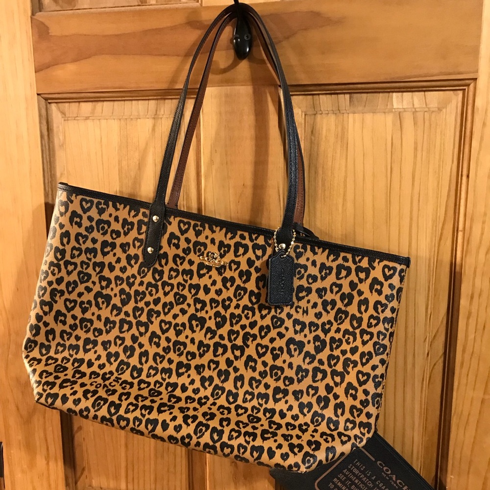 Coach Wild Heart reversible tote